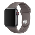 Apple Watch bandje - siliconen - kust grijs