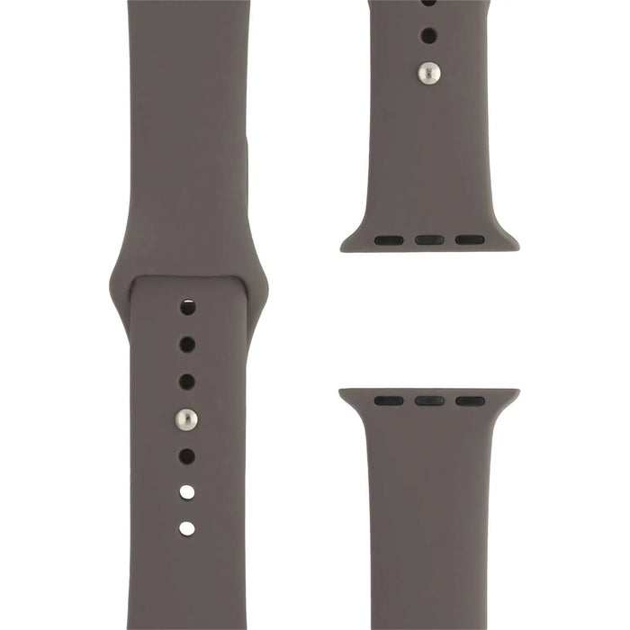 Apple Watch bandje - siliconen - kust grijs