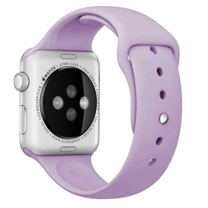 Apple Watch bandje - siliconen - lichtpaars