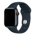 Apple Watch bandje - siliconen - middernacht blauw