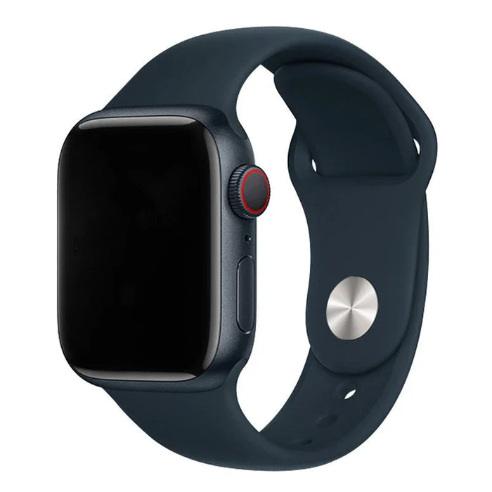 Apple Watch bandje - siliconen - middernacht blauw