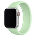 Apple Watch bandje - siliconen - solo loop - pistache