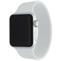Apple Watch bandje - siliconen - solo loop - wit