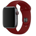 Apple Watch bandje - siliconen - wijnrood