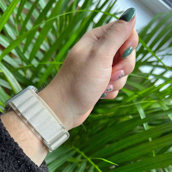 Apple Watch bandje Alpine - nylon - sterrenlicht