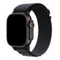 Apple Watch bandje Alpine - nylon - zwart - zwart