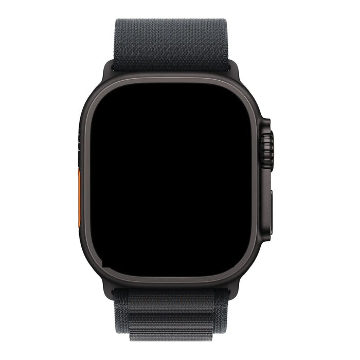 Apple Watch bandje Alpine - nylon - zwart - zwart