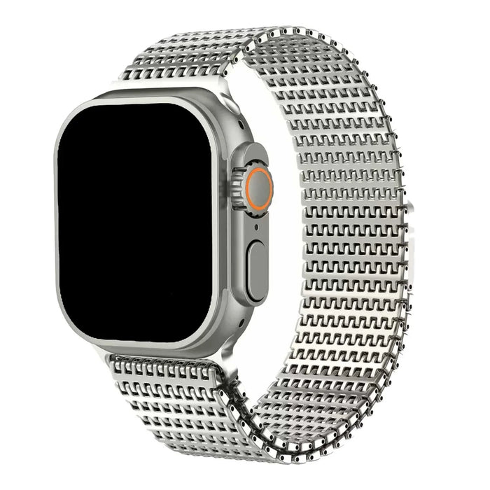 Apple Watch bandje Brava - staal - sterrenlicht