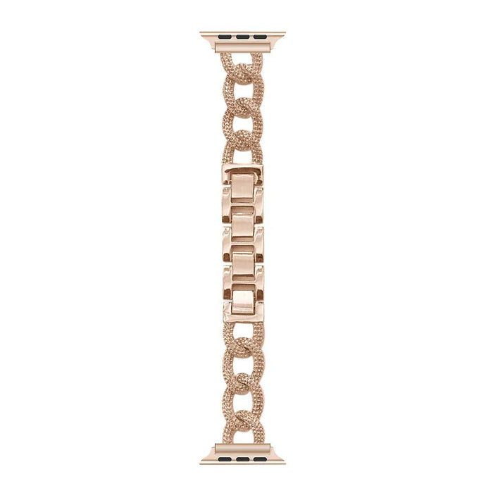 Apple Watch bandje Chain - staal - rose goud