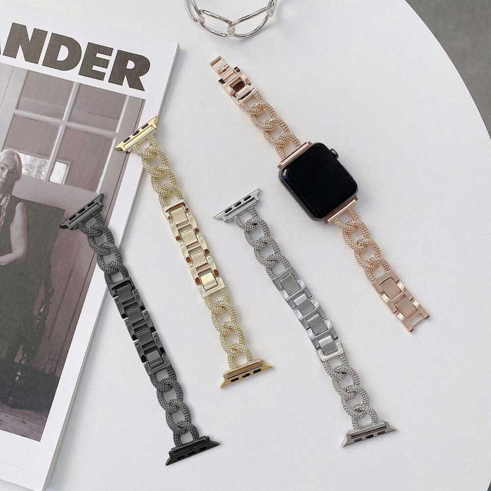 Apple Watch bandje Chain - staal - zilver
