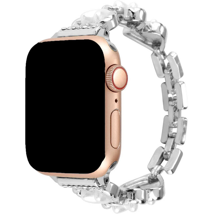 Apple Watch bandje Demi - staal - zilver