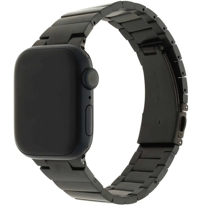 Apple Watch bandje Duron - staal - zwart