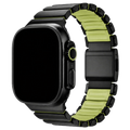 Apple Watch bandje Ember - staal - zwart groen
