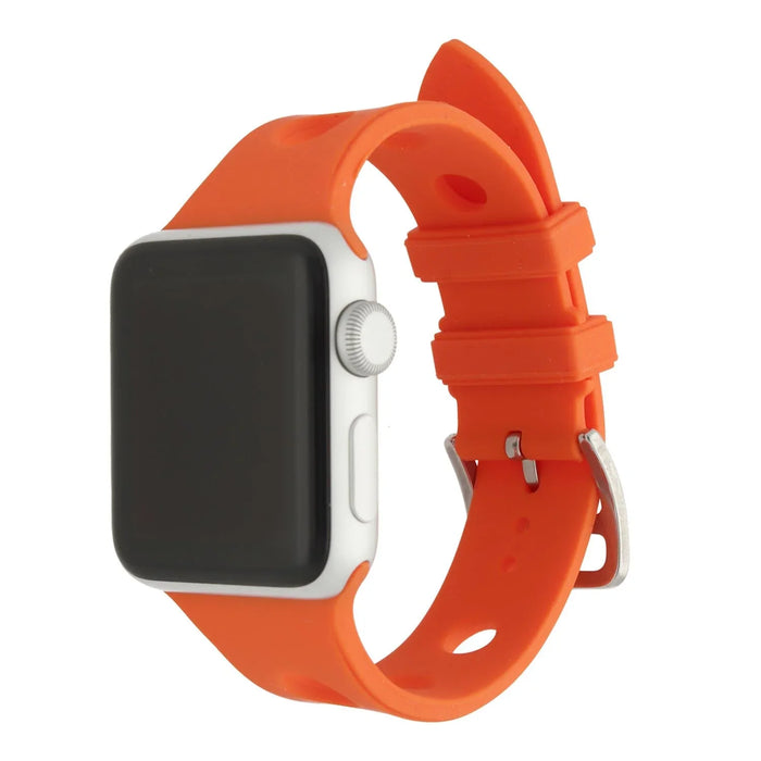 Apple Watch bandje Evelor - siliconen - oranje