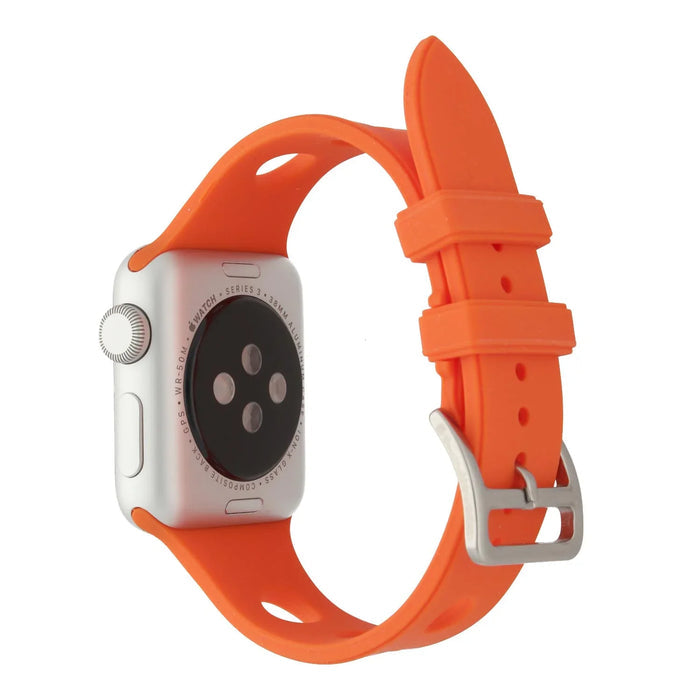 Apple Watch bandje Evelor - siliconen - oranje