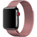 Apple Watch bandje Fiore - milanese - rose rood
