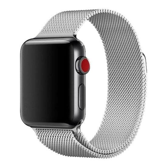 Apple Watch bandje Fiore - milanese - zilver