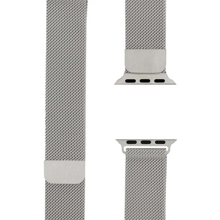 Apple Watch bandje Fiore - milanese - zilver
