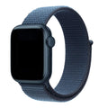 Apple Watch bandje Flyne - geweven - nylon - Ankerblauw