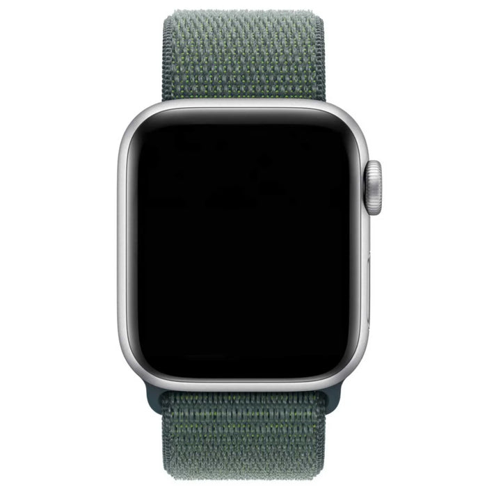 Apple Watch bandje Flyne - geweven - nylon - blauwgroen