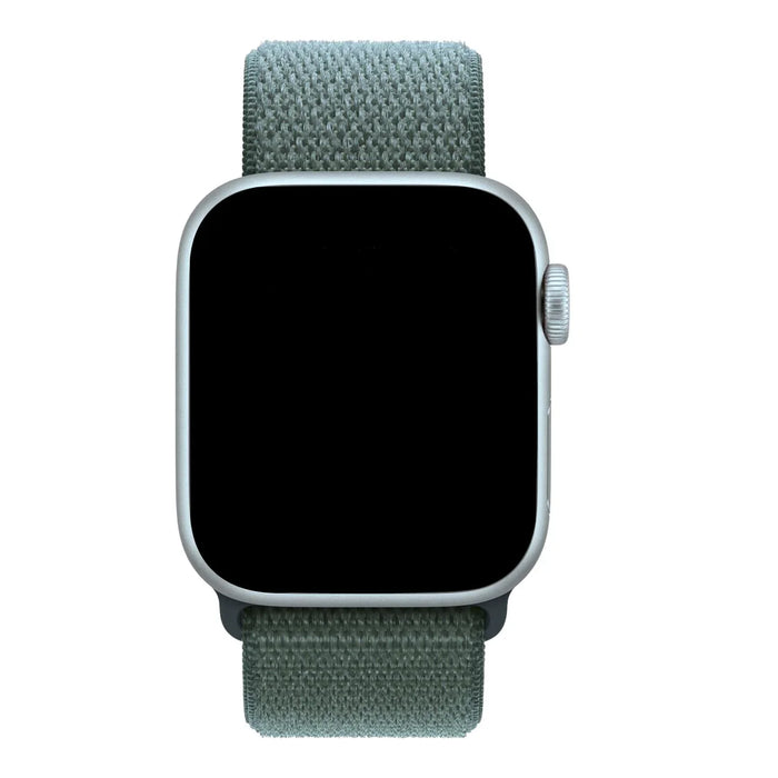 Apple Watch bandje Flyne - geweven - nylon - Bosgroen