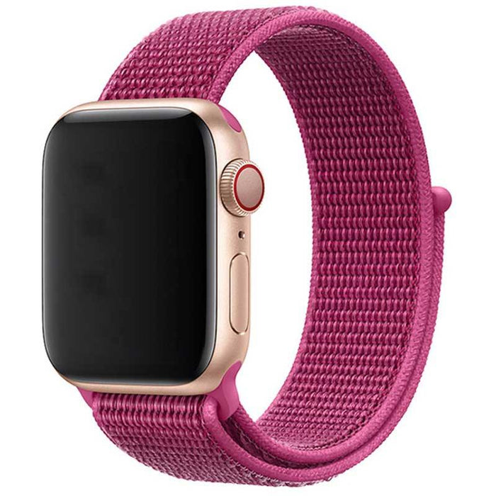 Apple Watch bandje Flyne - geweven - nylon - drakenfruit