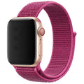 Apple Watch bandje Flyne - geweven - nylon - drakenfruit