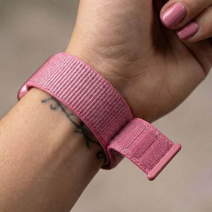 Apple Watch bandje Flyne - geweven - nylon - drakenfruit