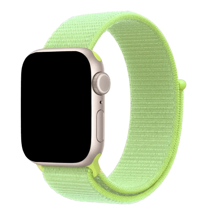 Apple Watch bandje Flyne - geweven - nylon - neongeel