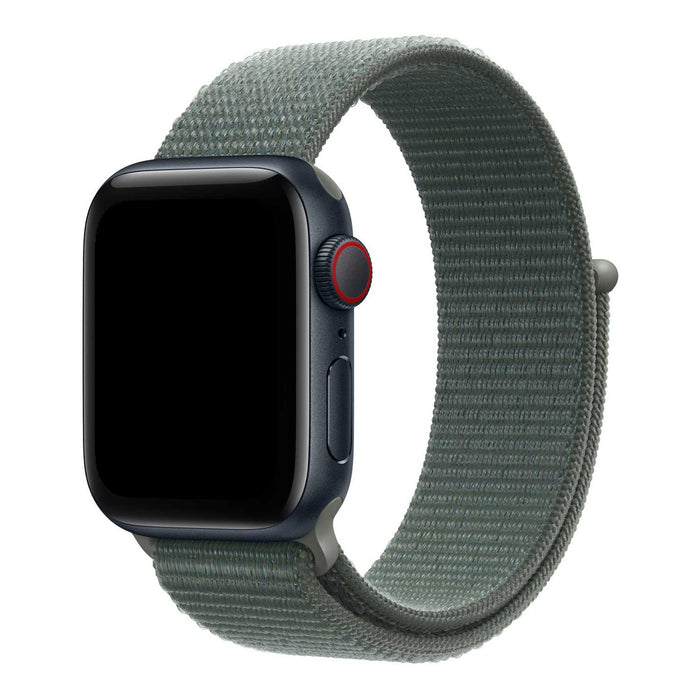 Apple Watch bandje Flyne - geweven - nylon - saliegroen
