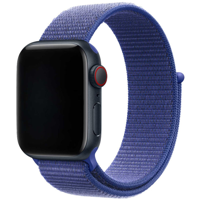 Apple Watch bandje Flyne - geweven - nylon - ultramarijn