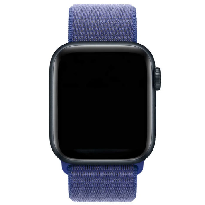 Apple Watch bandje Flyne - geweven - nylon - ultramarijn