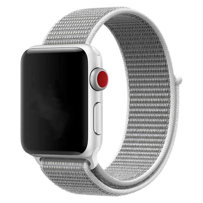 Apple Watch bandje Flyne - geweven - nylon - zeeschelp