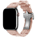 Apple Watch bandje kilim - siliconen - pink sand