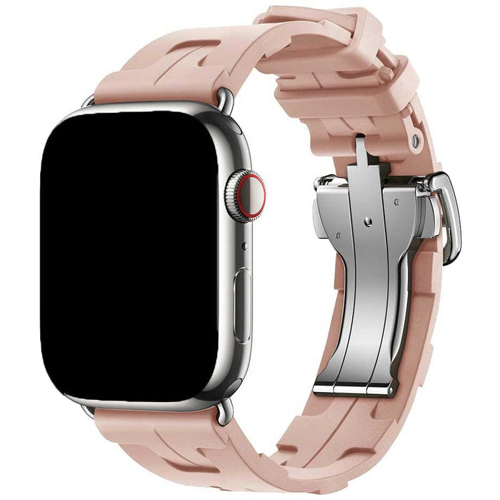 Apple Watch bandje kilim - siliconen - pink sand