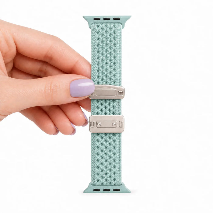 Apple Watch bandje Knit - nylon - groen