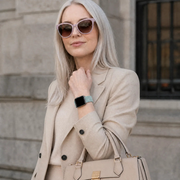Apple Watch bandje Knit - nylon - groen