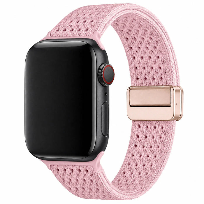 Apple Watch bandje Knit - nylon - roze