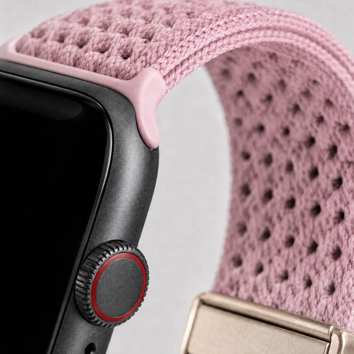 Apple Watch bandje Knit - nylon - roze