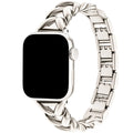 Apple Watch bandje Lisa - staal - sterrenlicht
