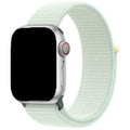 Apple Watch bandje Nexora - geweven - nylon - zacht mintgroen