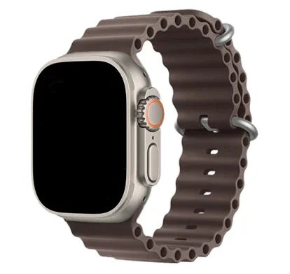 Apple Watch bandje Ocean - siliconen - kust grijs