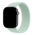 Apple Watch bandje Onyx - gevlochten - solo - nylon - aquamarijn