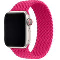 Apple Watch bandje Onyx - gevlochten - solo - nylon - framboos