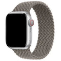 Apple Watch bandje Onyx - gevlochten - solo - nylon - klei
