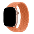 Apple Watch bandje Onyx - gevlochten - solo - nylon - Kurkuma