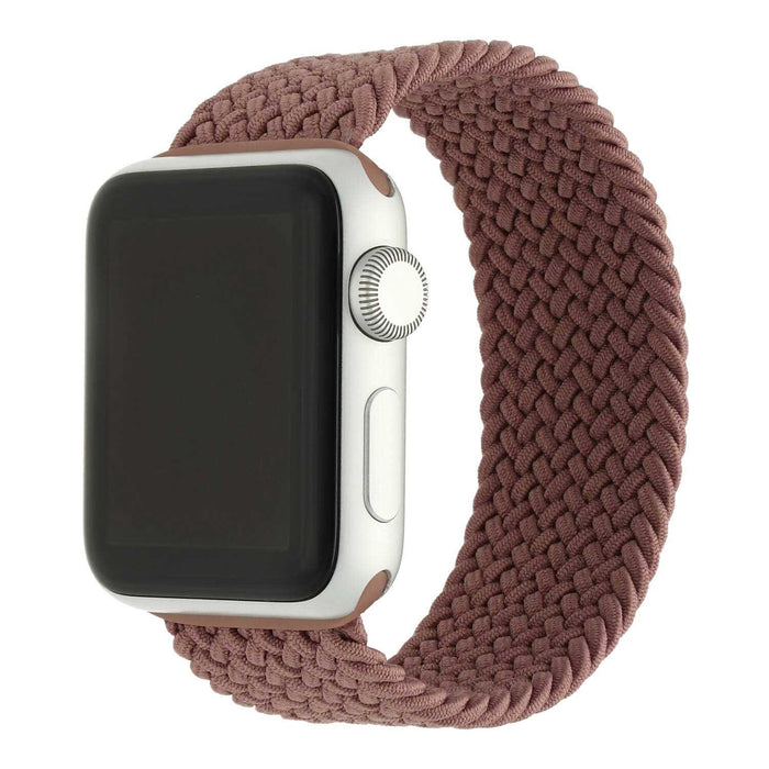 Apple Watch bandje Onyx - gevlochten - solo - nylon - smoke purple