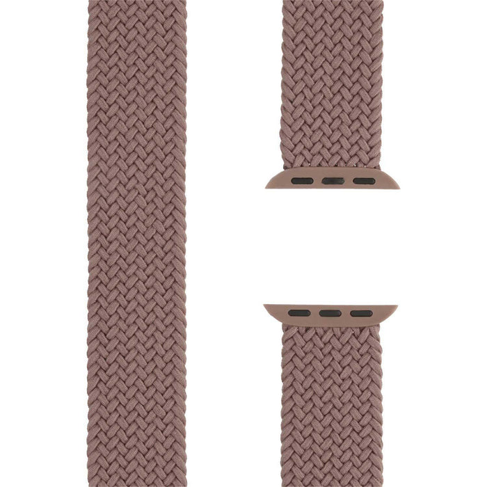 Apple Watch bandje Onyx - gevlochten - solo - nylon - smoke purple