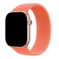 Apple Watch bandje Onyx - gevlochten - solo - nylon - tangerine