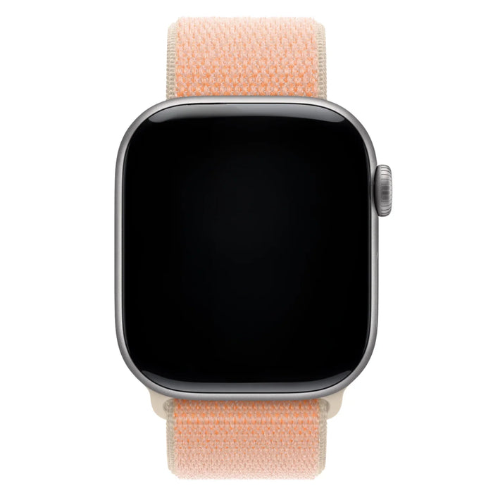 Apple Watch bandje Osvo - geweven - nylon - Cantaloupe